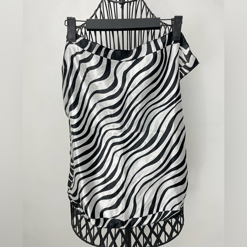 Zebra print scarve